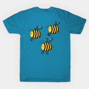 Happy bees with honey T-Shirt